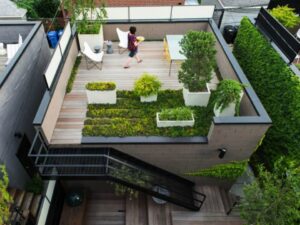 Desain Rooftop Minimalis Elegan & Estetis