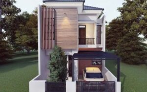 Desain Rumah Minimalis 6×12 Tampak Depan Elegan & Modern