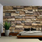 dinding batu alam