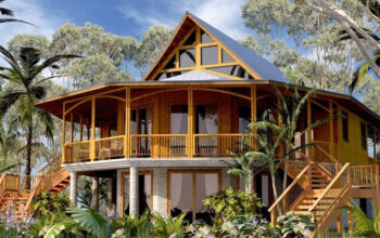 rumah material lokal